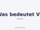 Was bedeutet VB