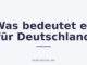 Was bedeutet es für Deutschland