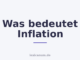 Was bedeutet Inflation