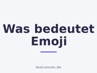 Was bedeutet Emoji