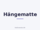 Hängematte