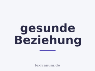 gesunde Beziehung