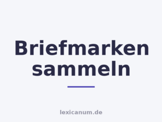 Briefmarken sammeln