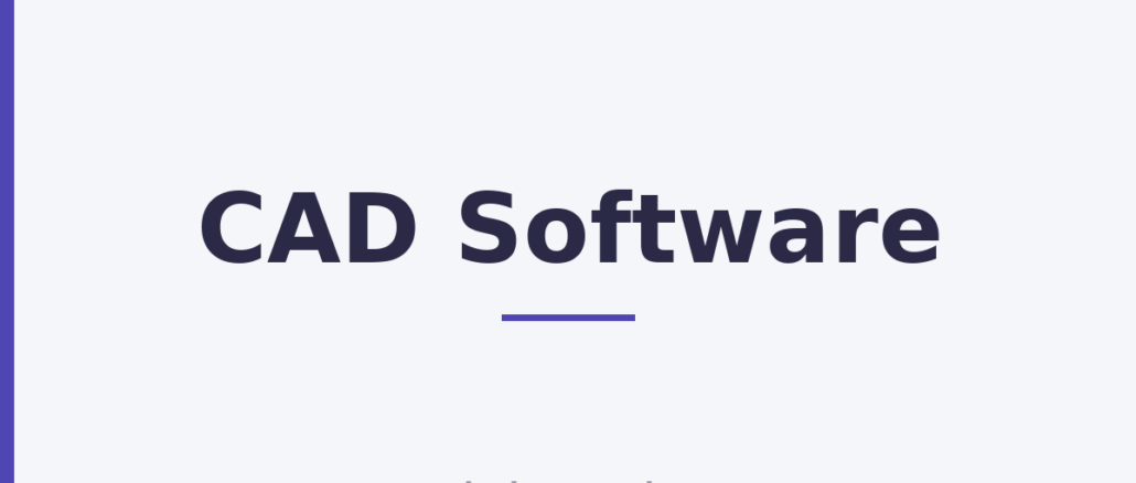 CAD Software