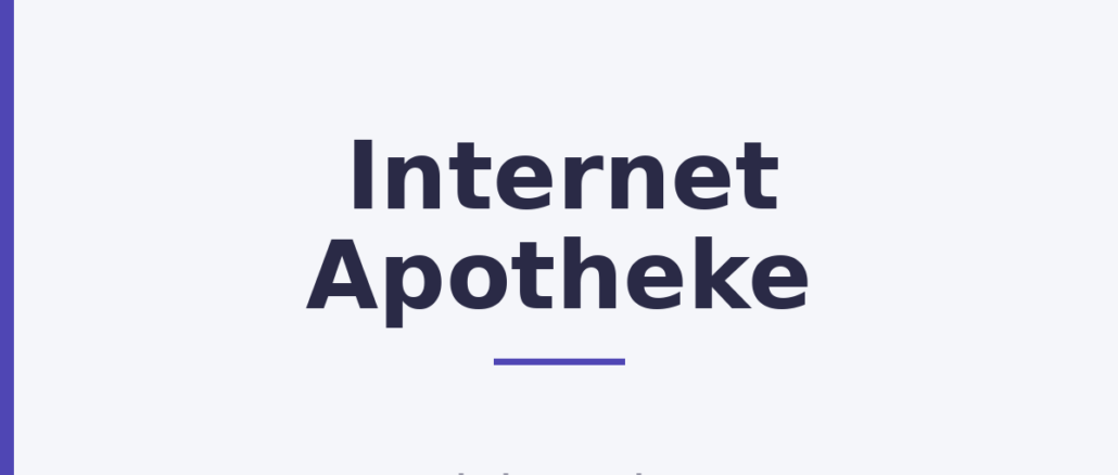 Internet Apotheke