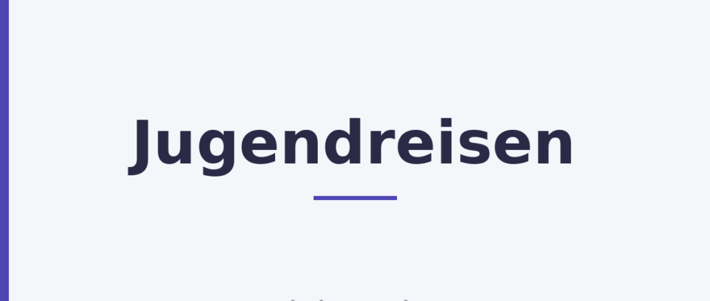 Jugendreisen