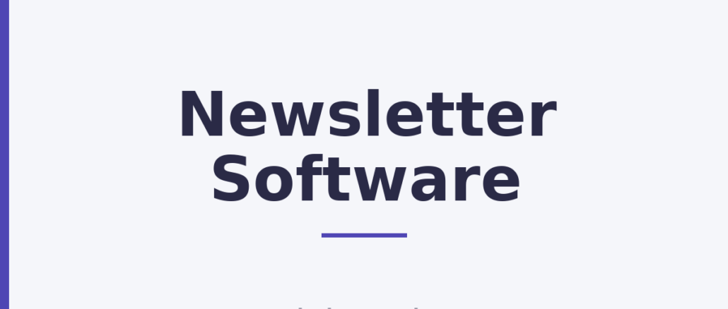 Newsletter Software