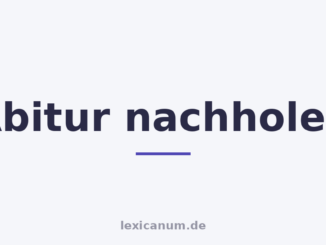 Abitur nachholen
