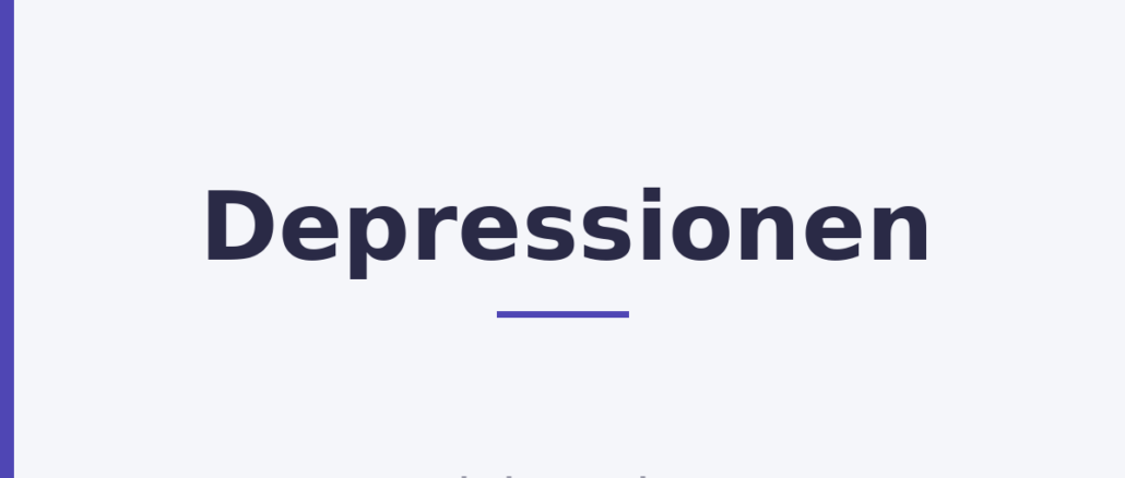 Depressionen