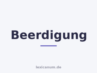 Beerdigung