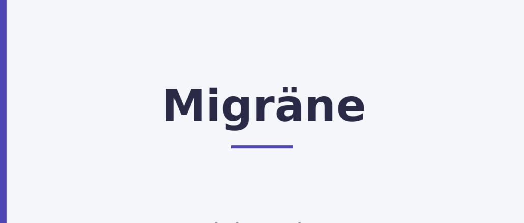 Migräne