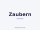 Zaubern