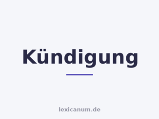Kündigung
