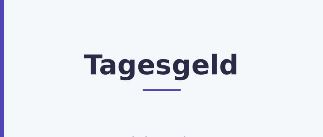 Tagesgeld
