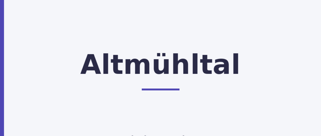 Altmühltal Altmühltal