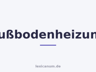 Fußbodenheizung