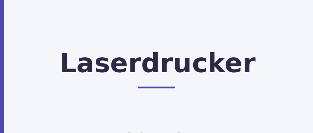 Laserdrucker