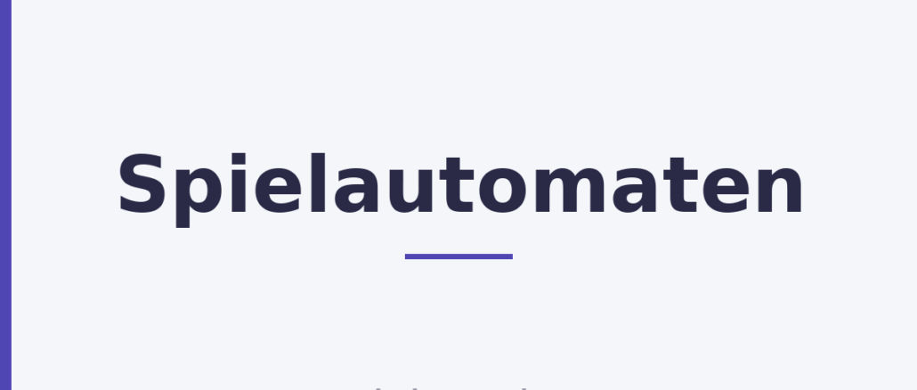 Spielautomaten