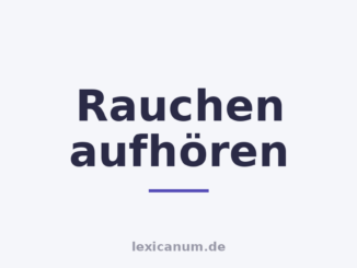 Rauchen aufhören