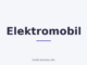 Elektromobil