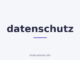 datenschutz