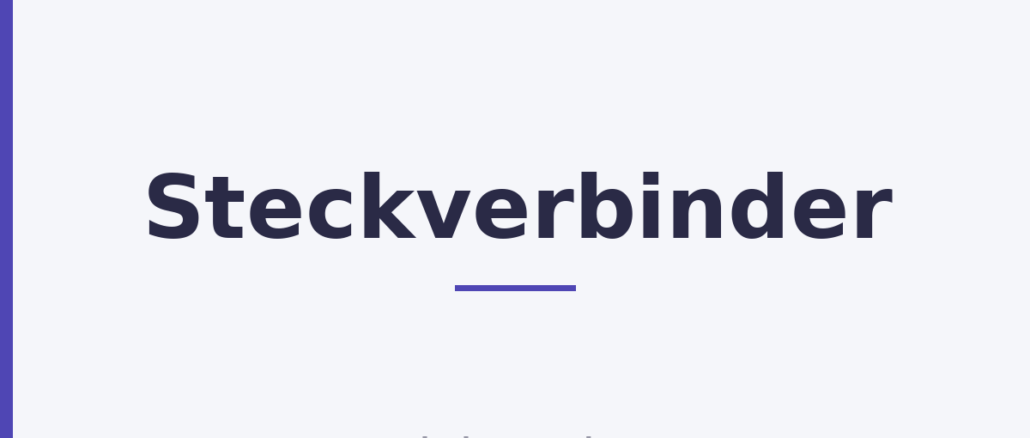 Steckverbinder