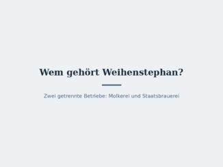 Wem gehört Weihenstephan? Eigentümer und Konzernstruktur 5