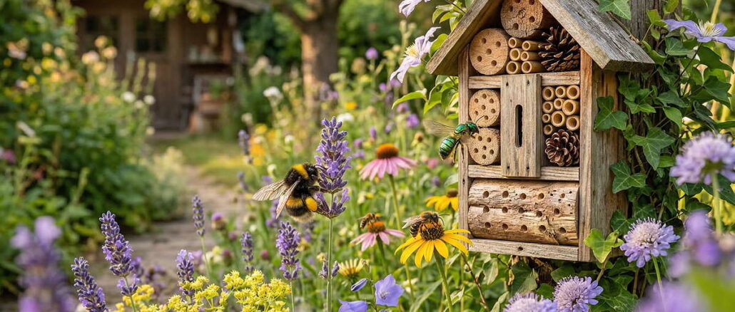 Wildbienen im Garten: Natürliche Helfer für eine blühende Oase 1