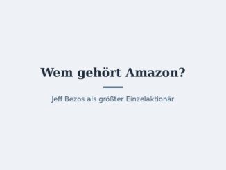 Wem gehört Amazon? Eigentümer und Konzernstruktur 4