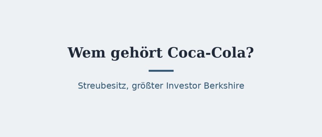 Coca-Cola – Titelbild