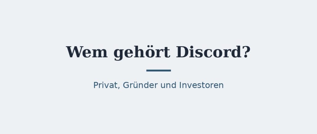 Discord – Titelbild Discord – Titelbild