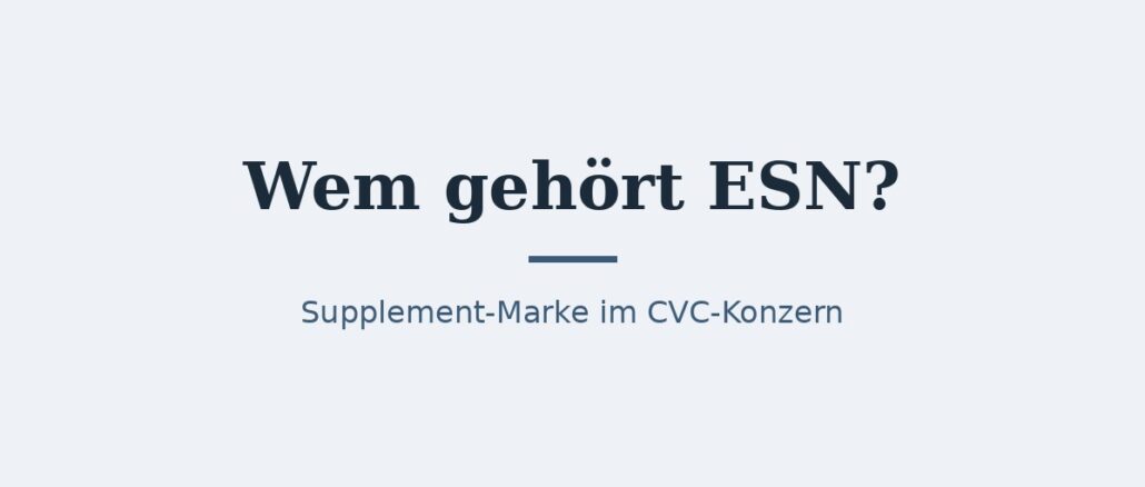 Wem gehört ESN? Eigentümer und Konzernstruktur 1