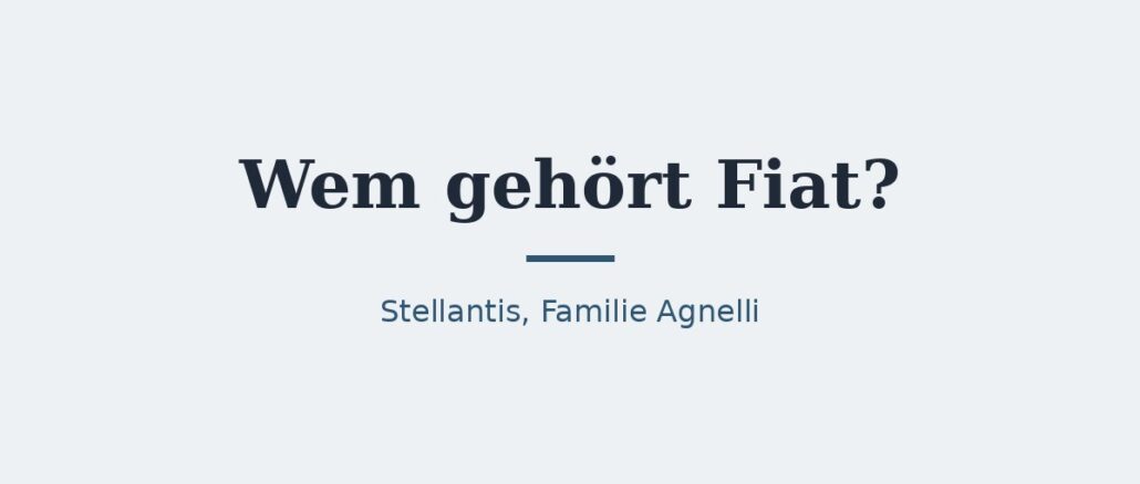Fiat – Titelbild