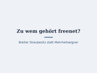 Zu wem gehört freenet? Eigentümer und Konzernstruktur 4