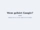 Wem gehört Google? Eigentümer und Konzernstruktur 2
