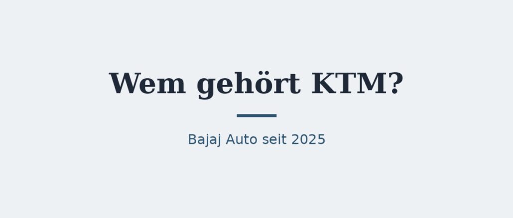 KTM – Titelbild