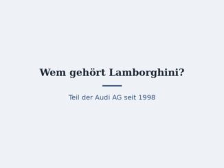 Wem gehört Lamborghini? Eigentümer und Geschichte 6