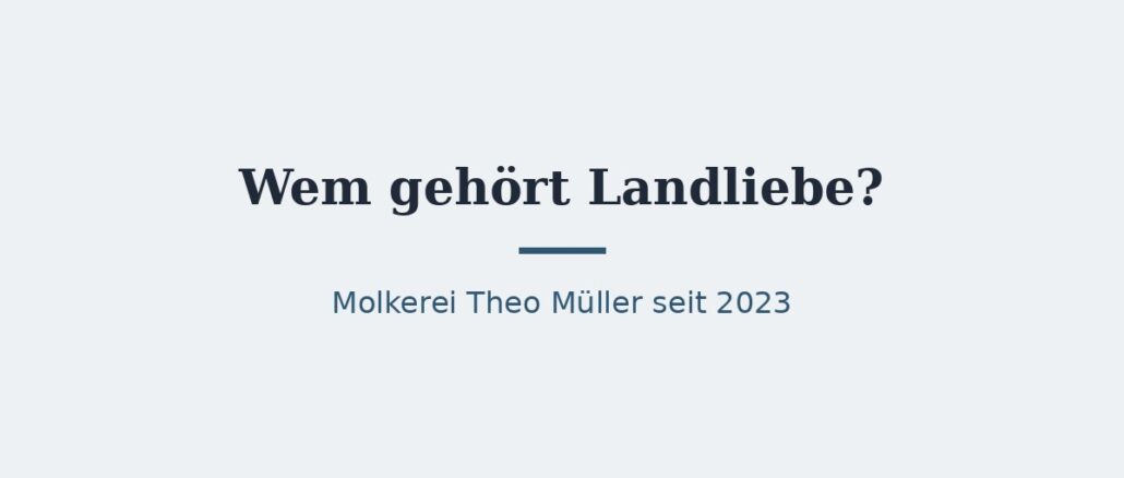 Landliebe – Titelbild