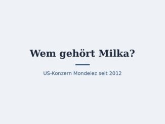 Wem gehört Milka? Eigentümer und Konzernstruktur 2