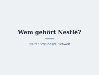 Nestlé – Titelbild