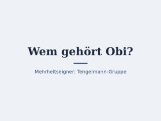 Wem gehört Obi? Eigentümer und Konzernstruktur 6