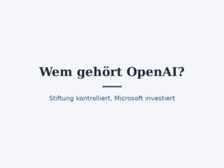 Wem gehört OpenAI? Stiftung, Microsoft und die neue Struktur 5