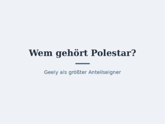 Wem gehört Polestar? Eigentümer und Konzernstruktur 1