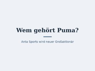 Wem gehört Puma? Eigentümer und Konzernstruktur 10