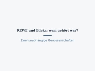 Zu wem gehört REWE, zu wem gehört Edeka? Zwei Konzerne im Vergleich 7