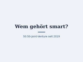 Wem gehört smart? Eigentümer und Konzernstruktur 4