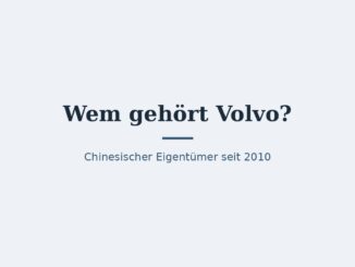 Wem gehört Volvo? Eigentümer und Konzernstruktur 6