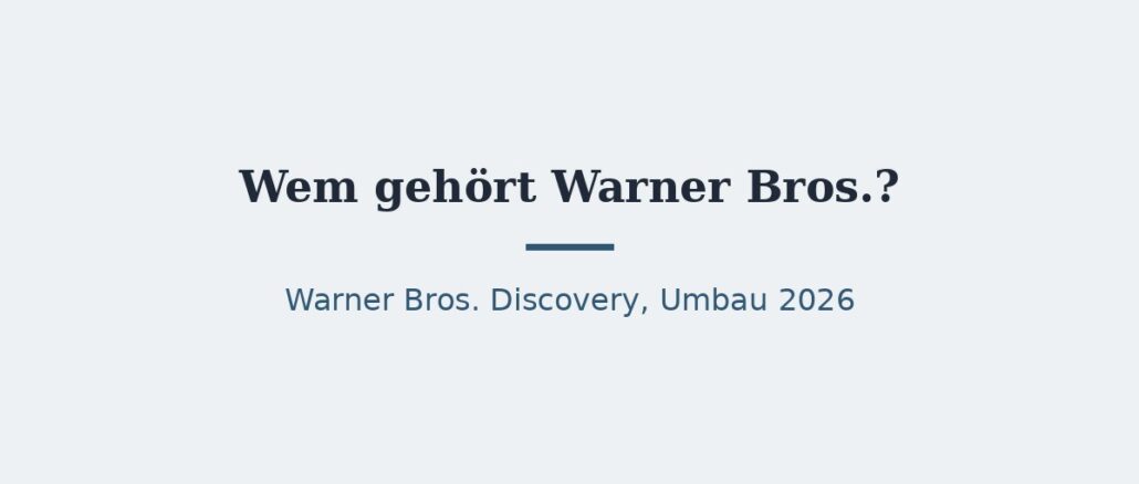 Warner Bros. – Titelbild