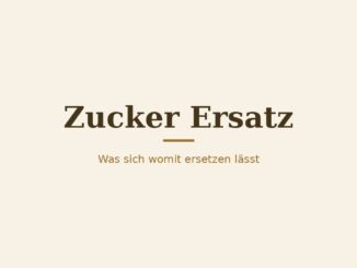 Zucker Ersatz – Titelbild