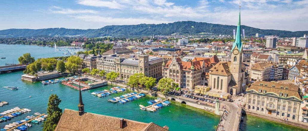 Luftaufnahme Zürich